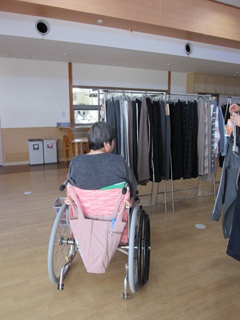 出張販売の様子