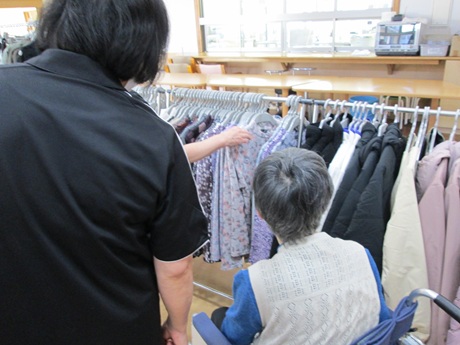 出張販売の様子