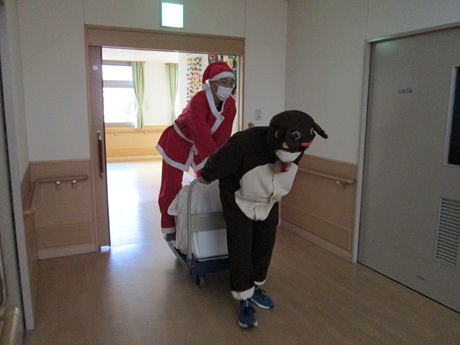 サンタさんとトナカイ